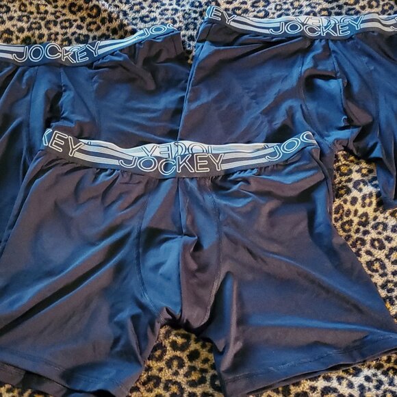 New Jockey Men's boxer 3pc set, black, size large - Picture 3 of 5